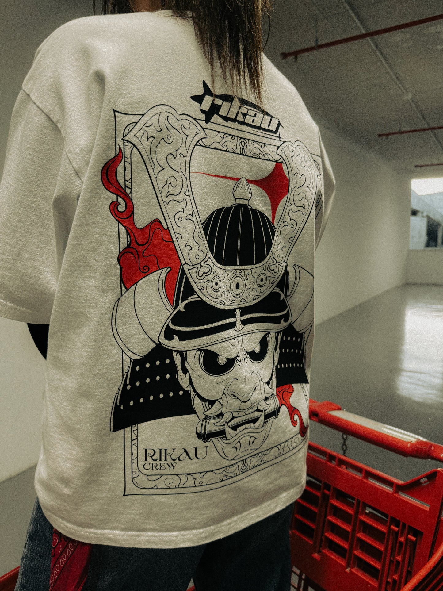 TRADITIONAL RIKAU ONI MASK TEE